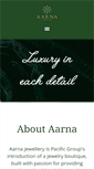Mobile Screenshot of aarnajewellery.com
